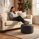 Pouf Repose-Pieds Gris Foncé – Le Step
