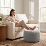 Pouf Repose-Pieds Salon Gris – Le Step