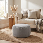 Pouf Repose-Pieds Salon Gris – Le Step