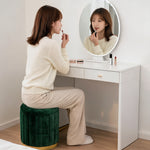 Pouf Rond Vert – Le Vanity