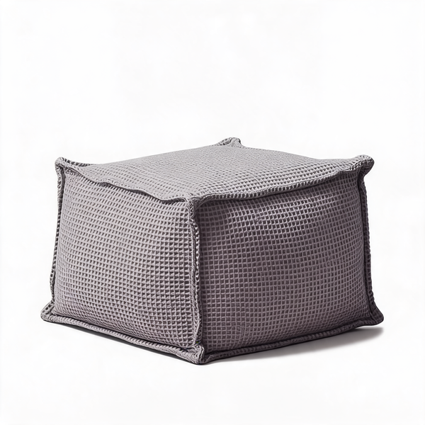 Pouf Salon Carré Gris Salon – Le Form – Studio fond blanc