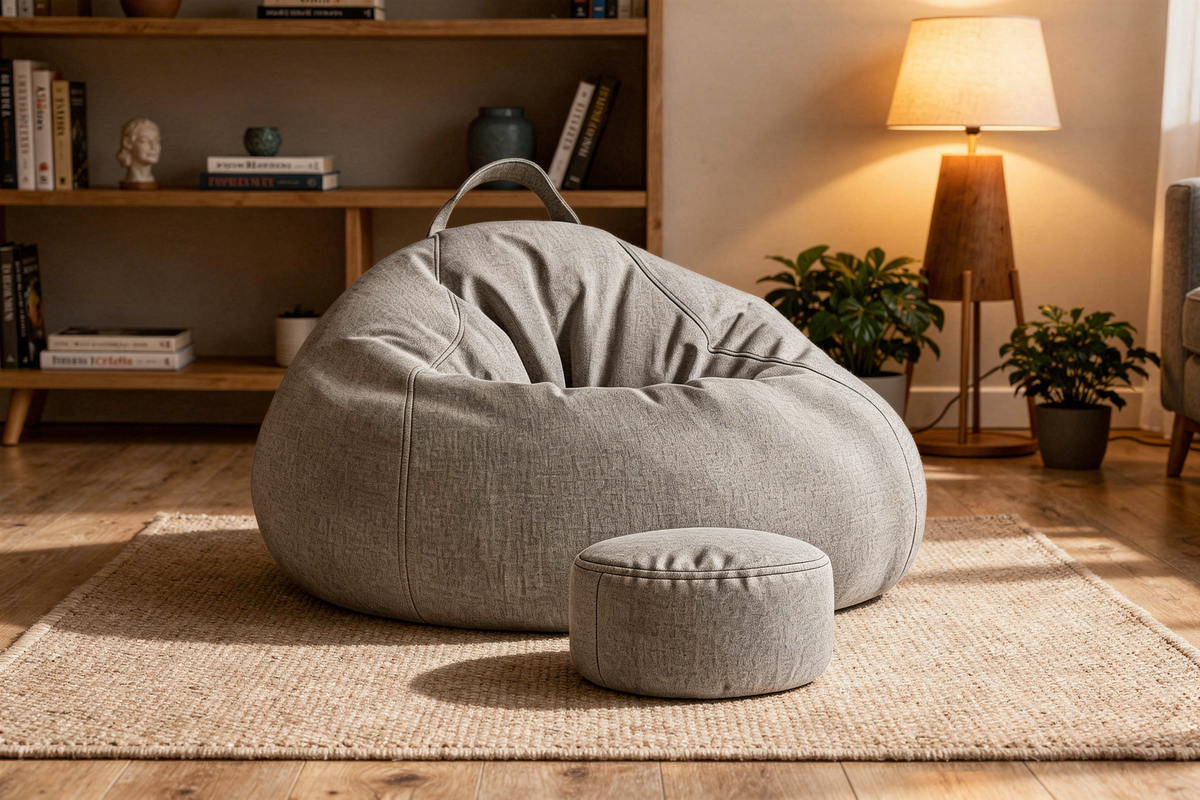 Pouf salon - bannière collection mobile