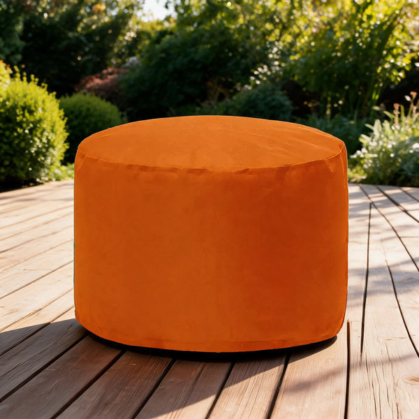 Pouf Terrasse Orange Imperméable – Le Nomad – Lifestyle