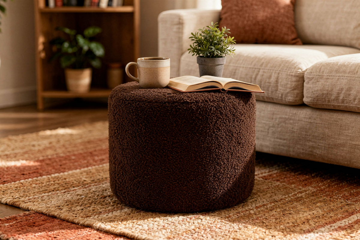 Pouf table basse - bannière collection mobile